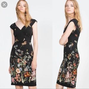 Flower print Zara dress 💐